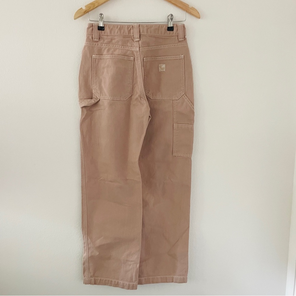 Aritzia x Tna Greenwich Carpenter Pants - In Chasm Dusty Pink Beige - Picture 6 of 7